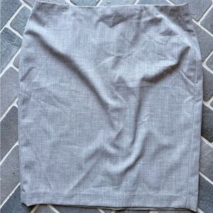 Banana Republic Light Gray Pencil Skirt